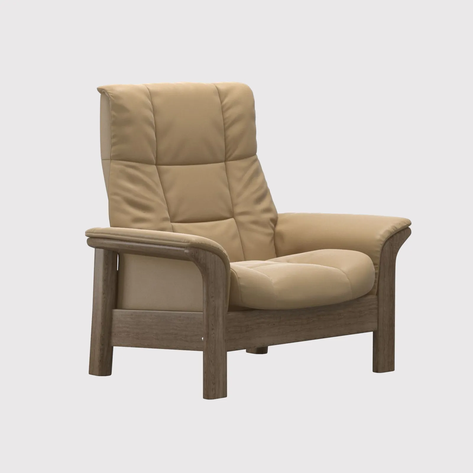 Stressless Buckingham Armchair, Neutral Leather | Barker & Stonehouse 1