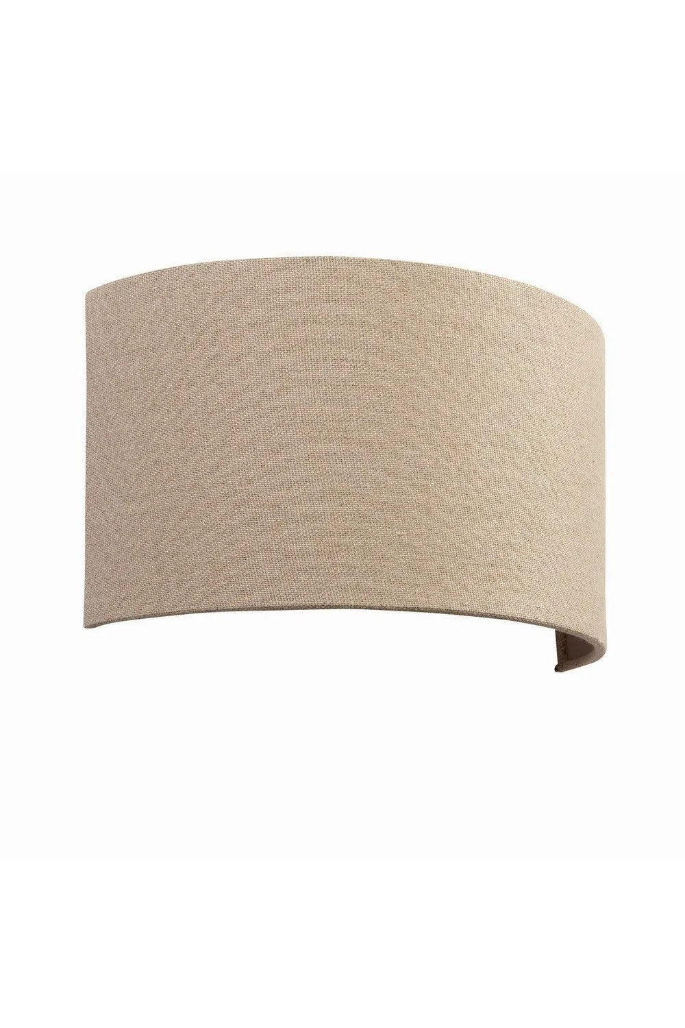 Netlighting Obi 1 Light Up & Down Wall Light Natural Linen Fabric Cotton E27 in Beige 3