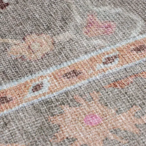 Una Floral Washable Rug 2