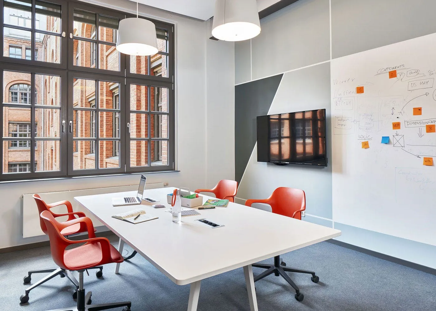 Vitra HAL RE Armchair Studio Brick 29 Castors 2