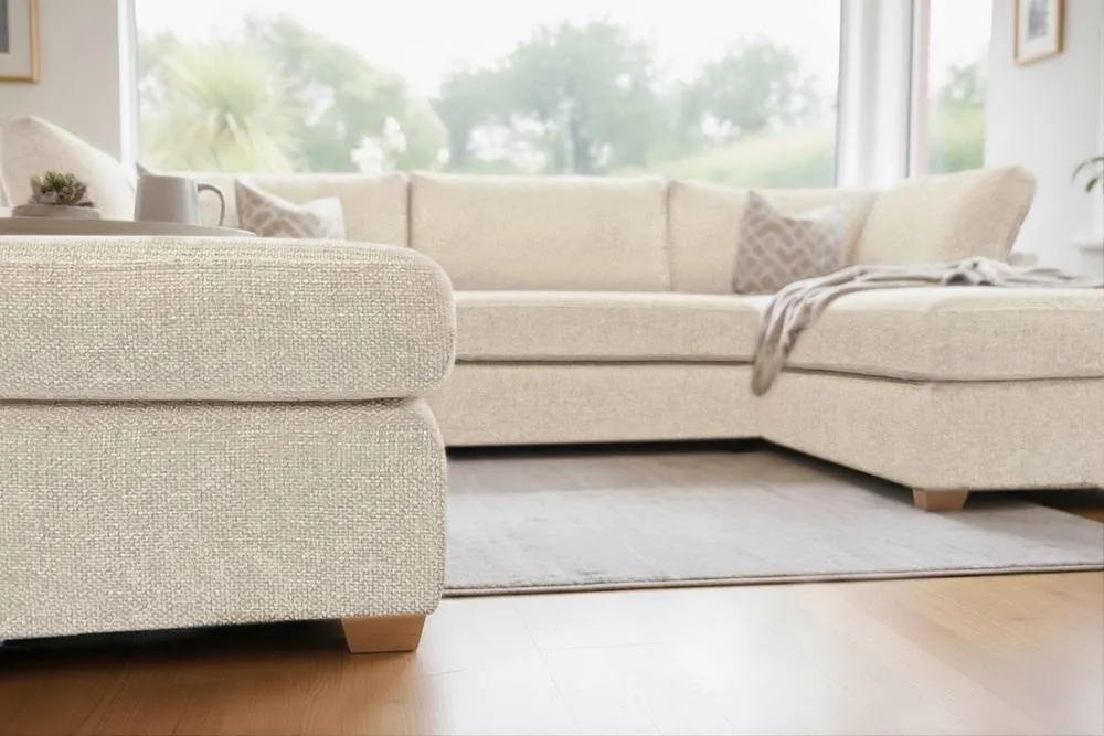 The Great Sofa Company Hyde U Shape Corner Sofa in Cream 4