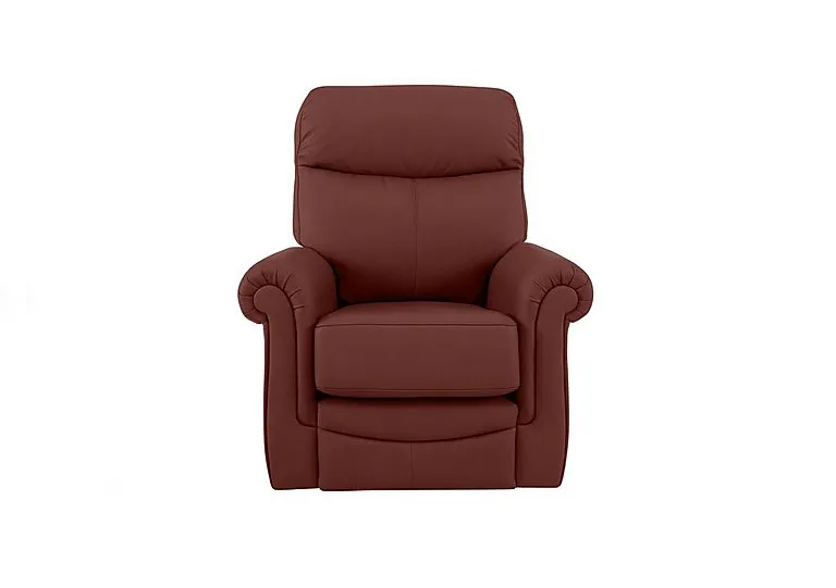 Avon Small Leather Armchair - Capri Claret