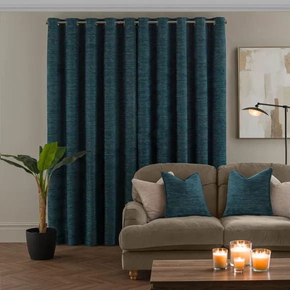 Hemmingway Chenille Eyelet Curtains 5