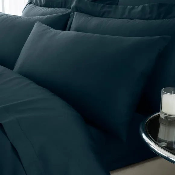 Hotel 230 Thread Count 100% Cotton Sateen Standard Pillowcase Pair 1
