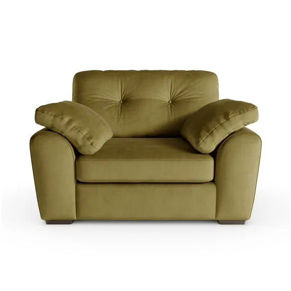 Milton Matte Velvet Snuggle Chair 6