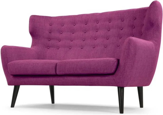 Kubrick 2 Seater Sofa, Plum Purple