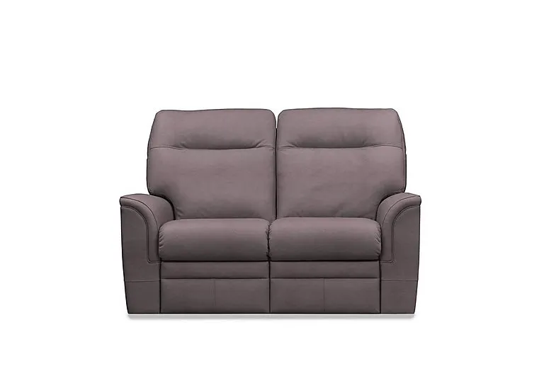 Hudson 23 Leather 2 Seater Recliner Sofa with Headrests and Power Lumbar - Revolution Truffle