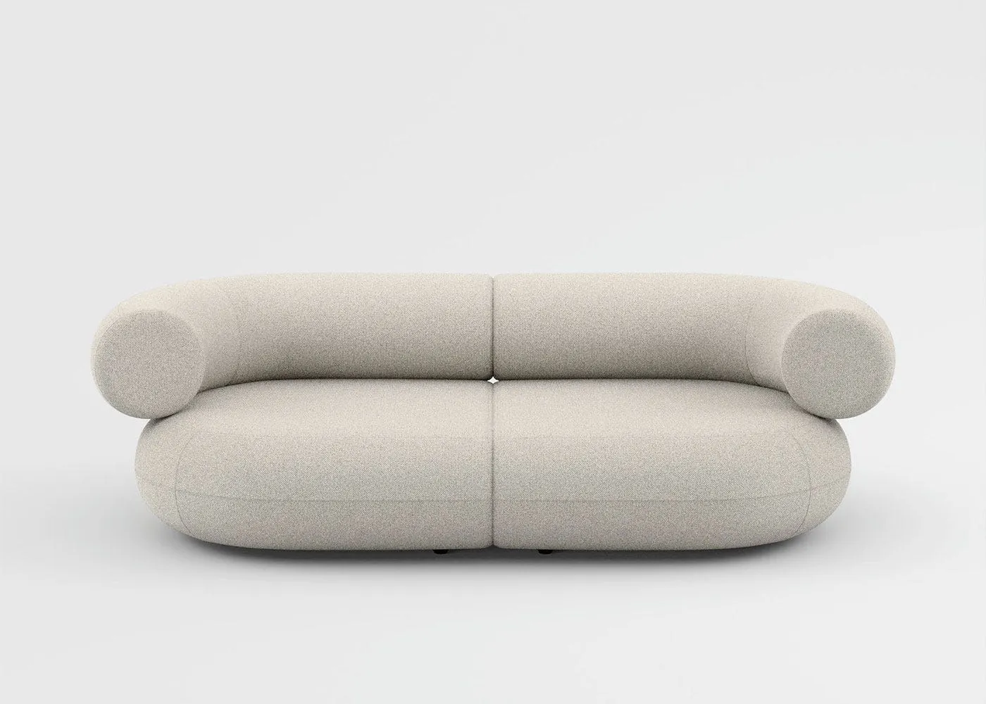 Tom Dixon Fat 2 seater Sofa in Hallingdal fabric bright 1