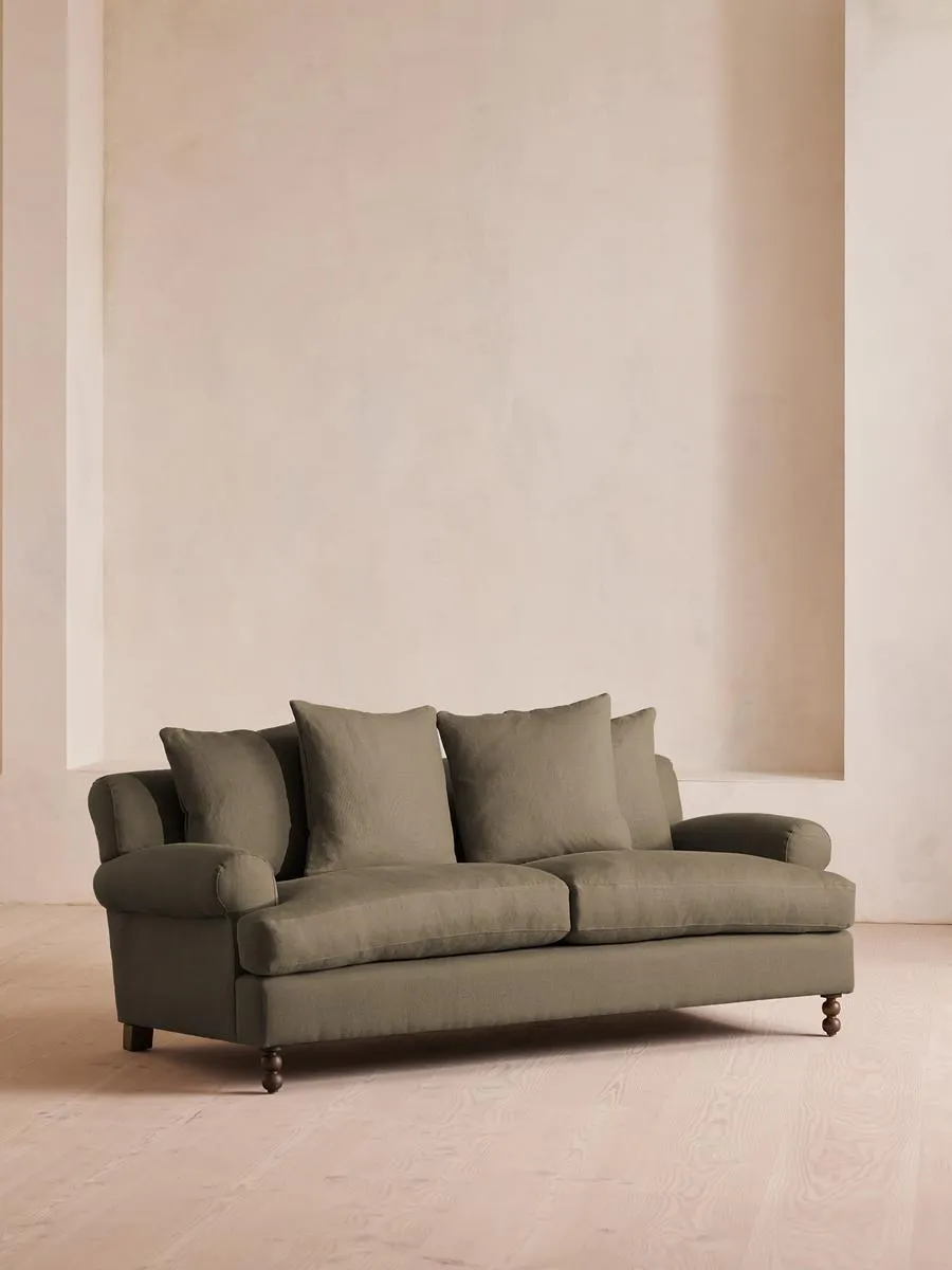 Audrey Two Seater, Sofa, Linen, Sage