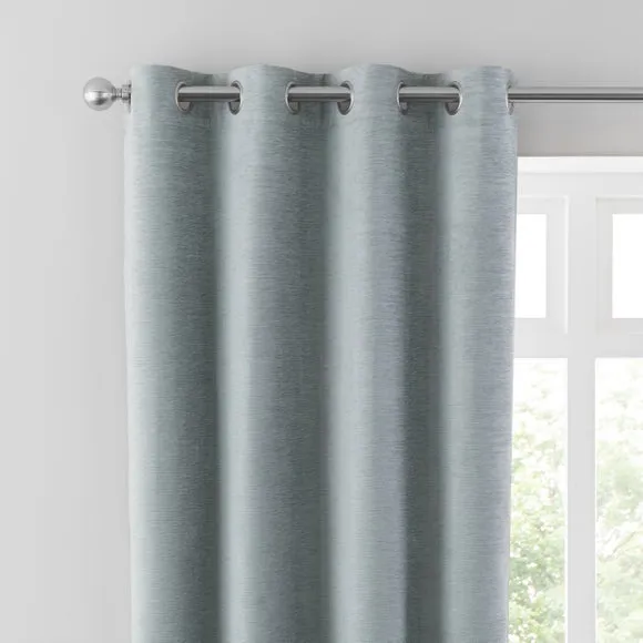 Genoa Chenille Blackout Eyelet Curtains 1