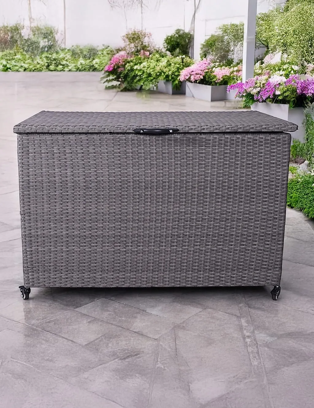 Royalcraft Rattan Cushion Storage Box 510L Grey