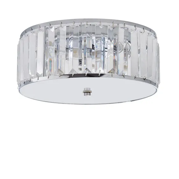 Tropez Bathroom Flush Ceiling Light 5
