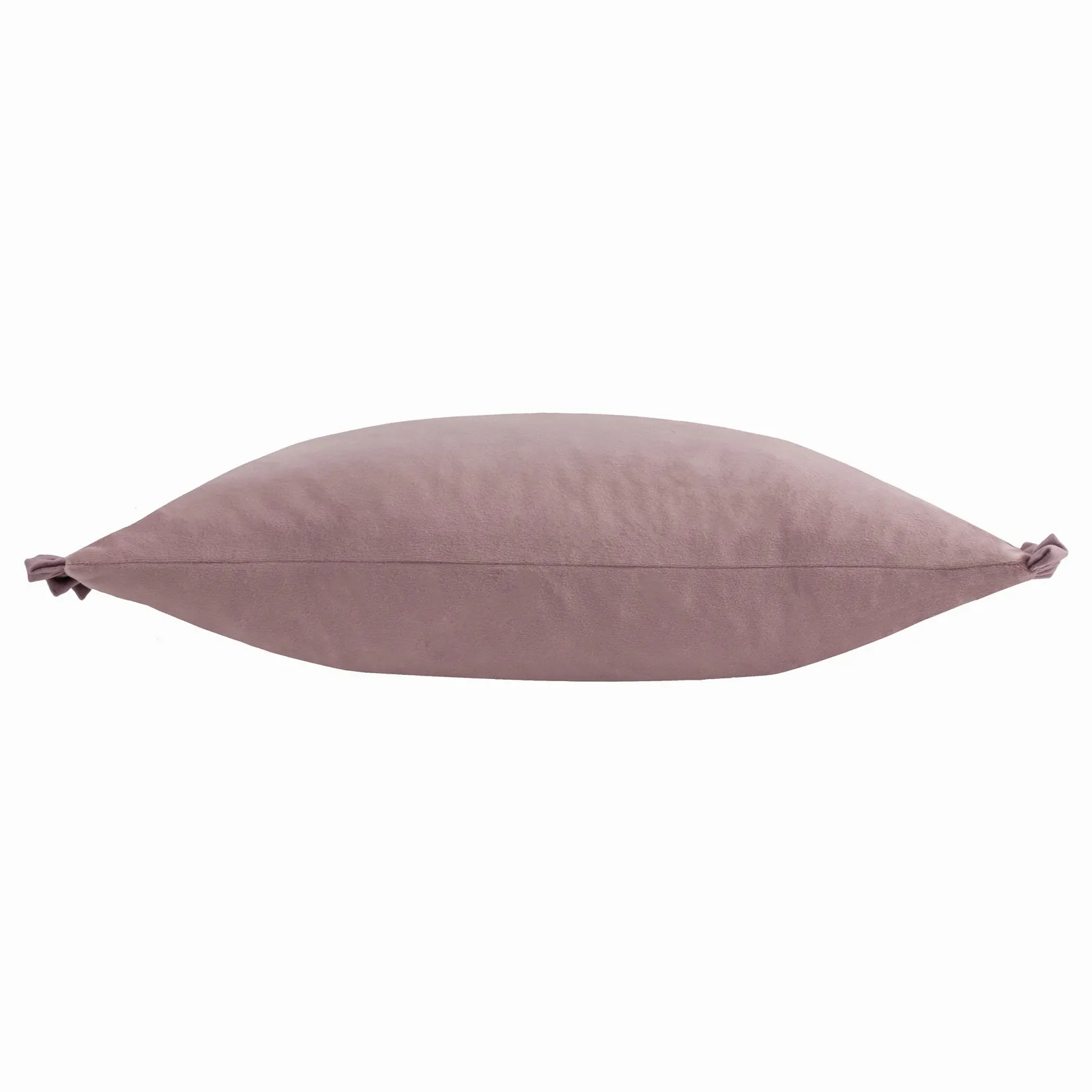 Wylder Tilly Velvet Frill Reversible Cushion in Pale Lilac 3
