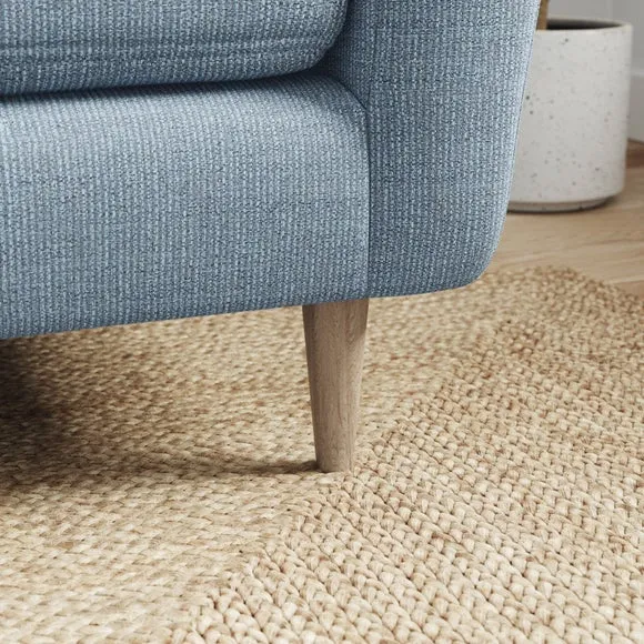 Sven Chunky Tonal Weave 3 Seater Sofa 5