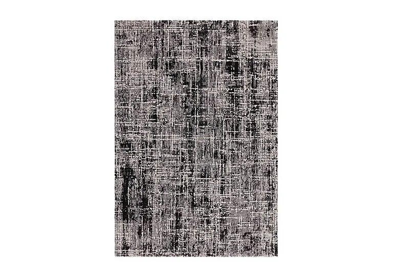 Kuza Abstract Rug - 120cm-x-170cm - Black
