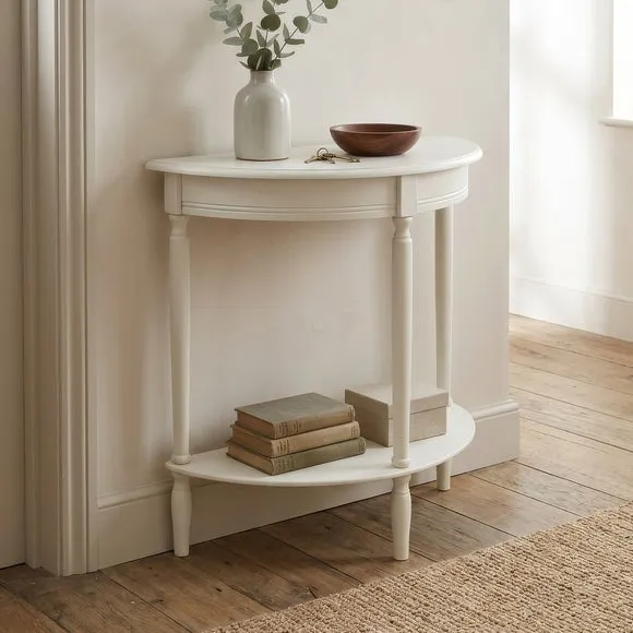 Kelna Half Round Side Table