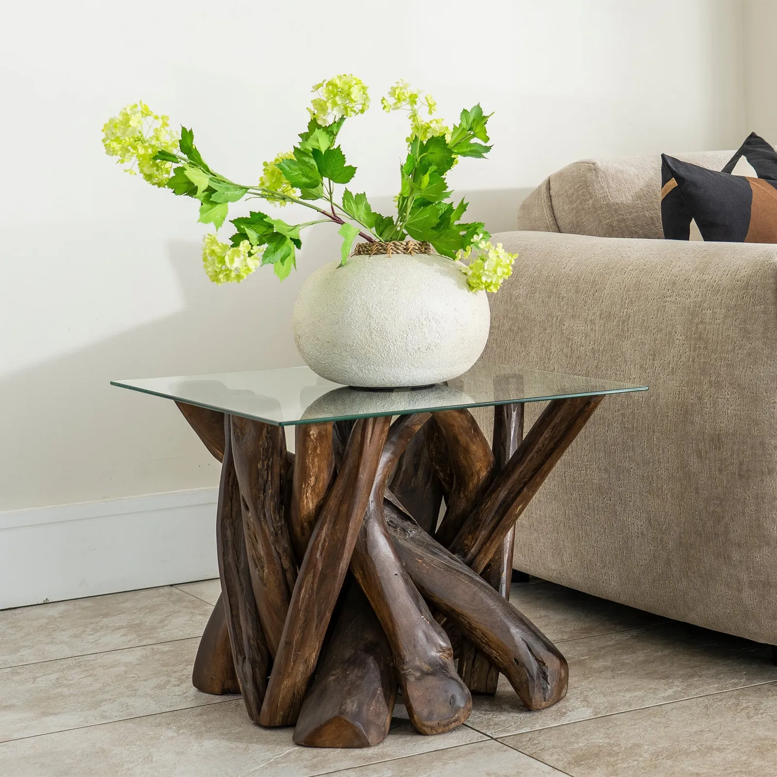 Kielder Lamp Table, Brown | Barker & Stonehouse 2