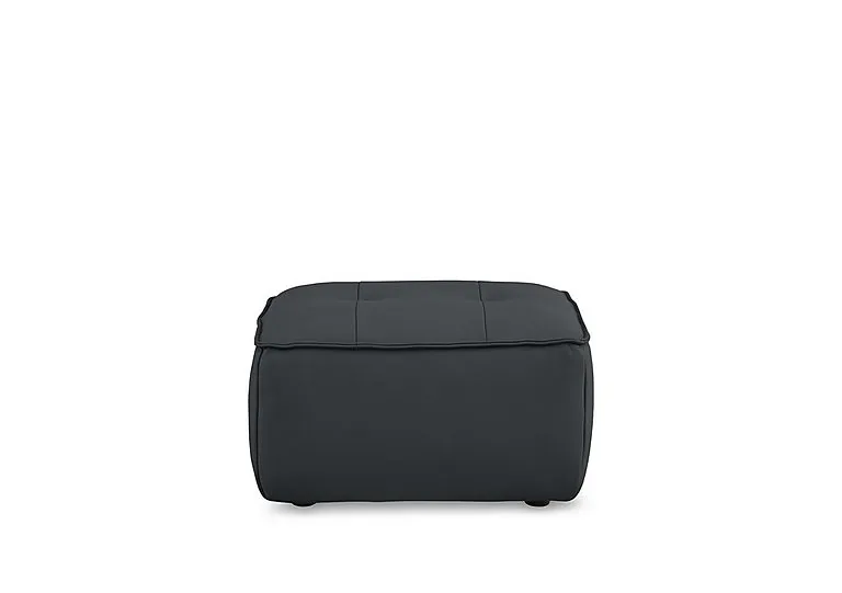 Cushino Rectangular Leather Footstool - Living Room Furniture - In Time for Christmas
