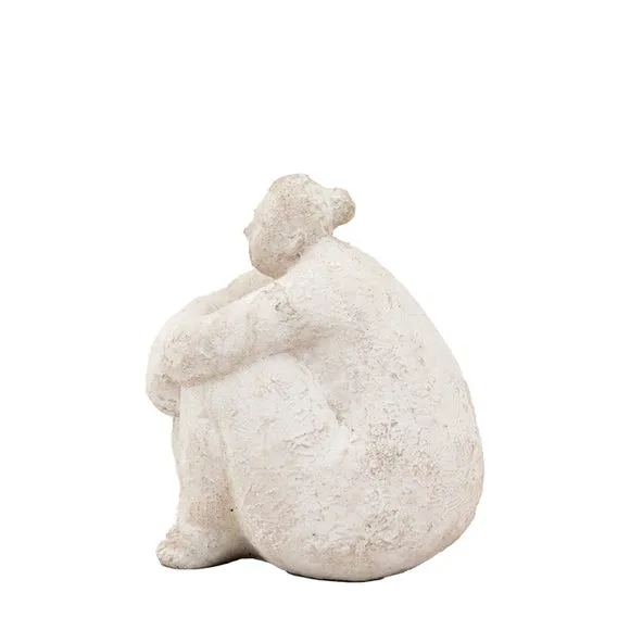 Crossland Grove Mrs Cement Decoration 170mm, Cream 4
