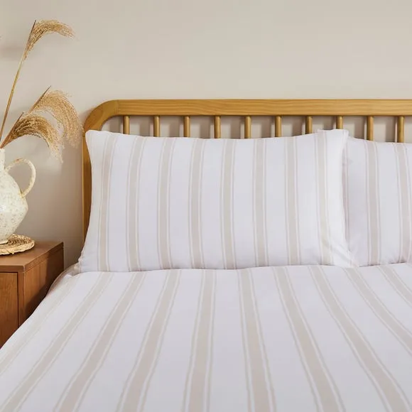 Lawson Stripe Polycotton Duvet Cover & Pillowcase Set 5