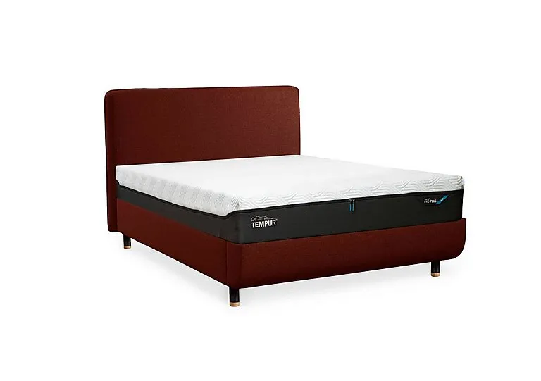 Arc Disc Bed Frame with Form Headboard - King Size - Natural Ash