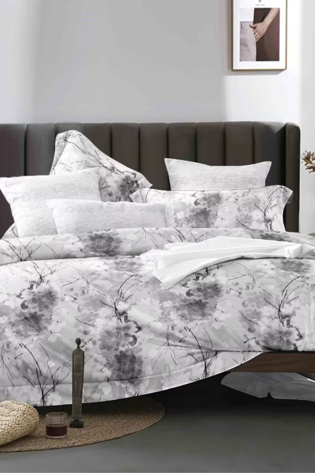 Ezysleep Grey Forest Printed Duvet Set 2
