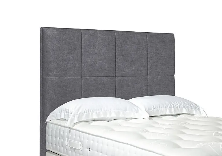 Artisan Collection Titan High Floor Standing Headboard - Single - Aston Steel
