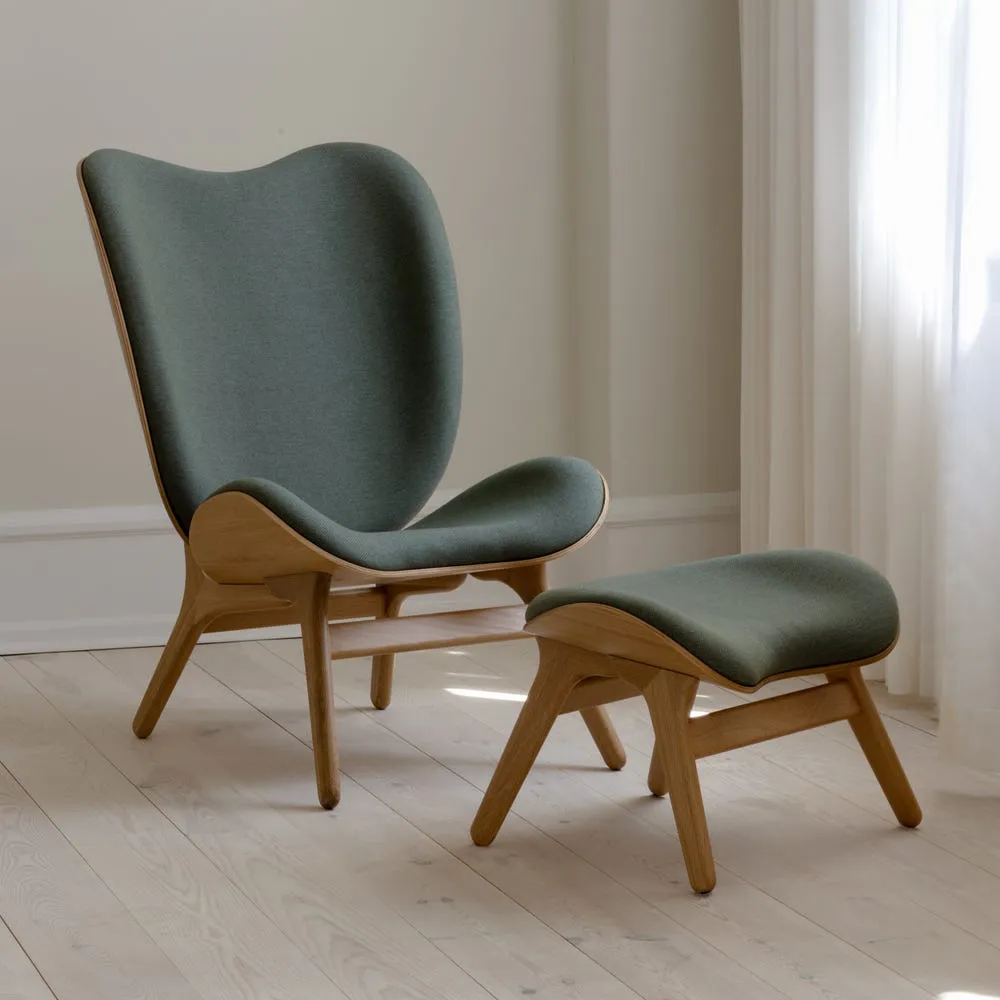 Umage A Conversation Piece Tall Lounge Chair in Oak and Sugar Brown 4