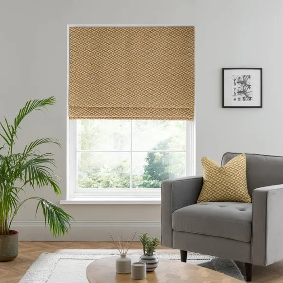 Geo Checkerboard Roman Blind 1