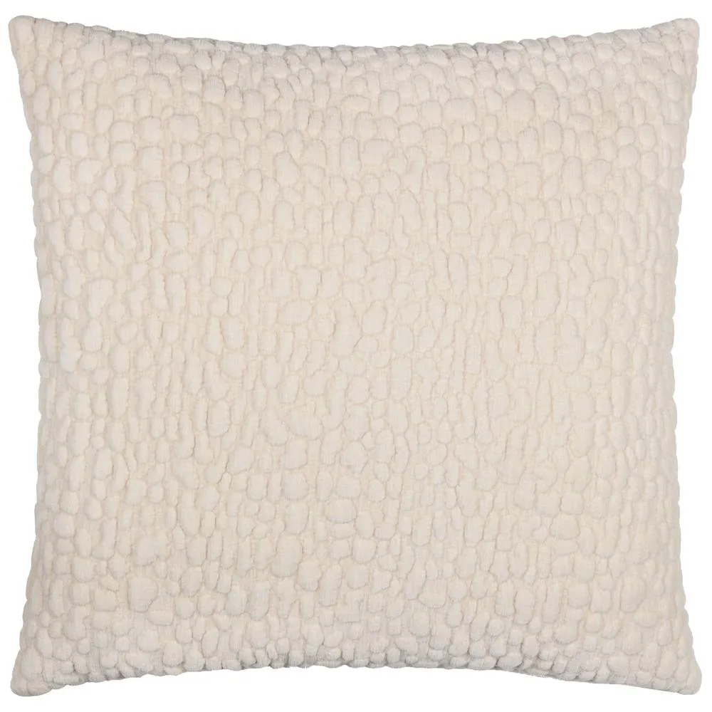 Yard Pebble Textured Chenille Cushion in Natural 2