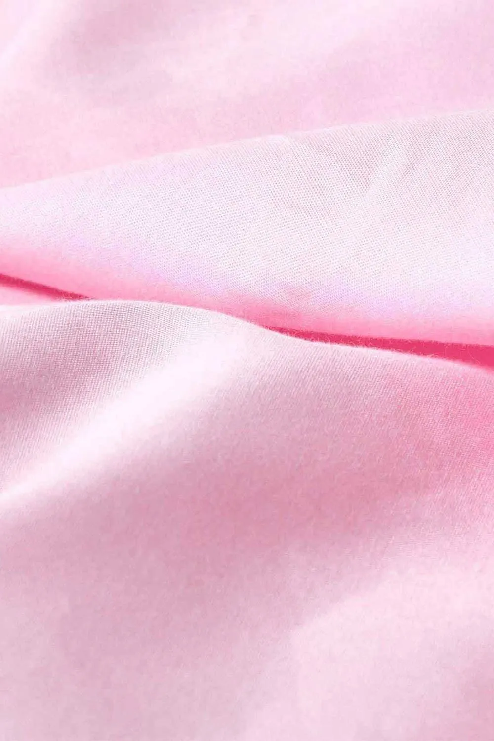 Homescapes Egyptian Cotton Duvet Cover with Pillowcase, 200 TC in Pink 4