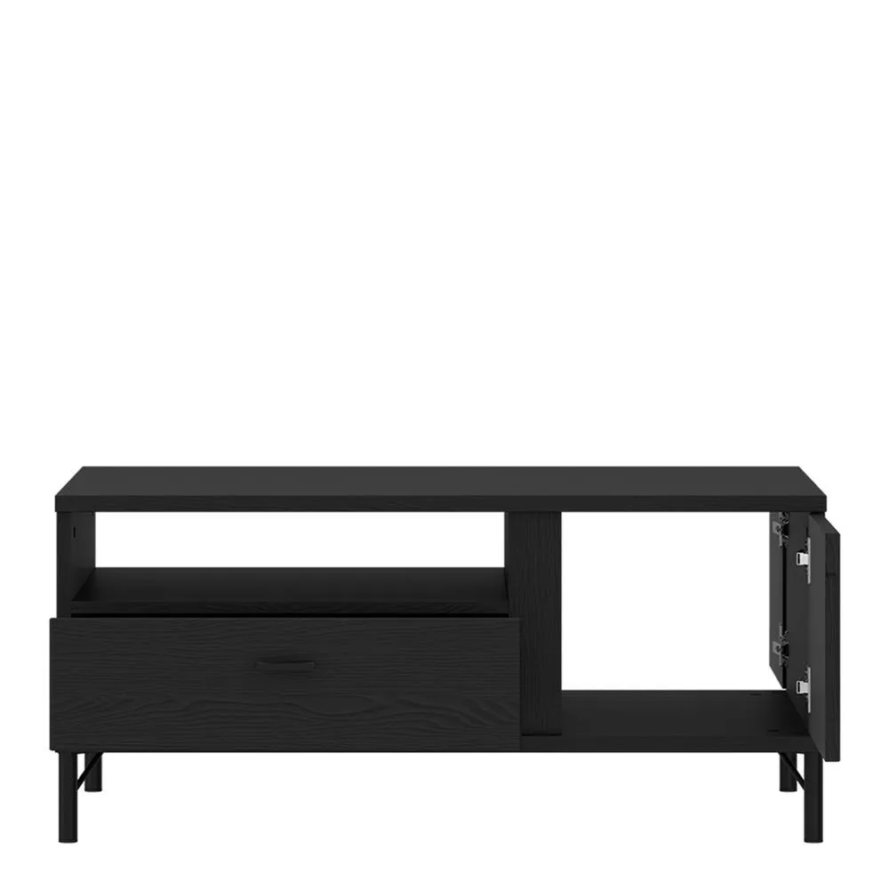 Furniture To Go Lusaka Coffee Table 2 Door 1 Drawer in Black Graphite 3