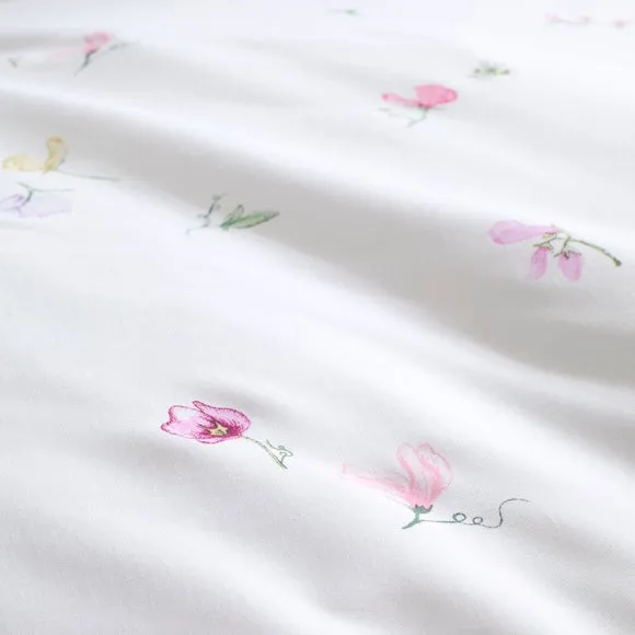 Raya Sweetpea Polycotton Duvet Cover & Pillowcase Set 6