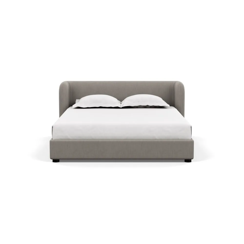 Scp Group Bed King Broad Weave Pebble
