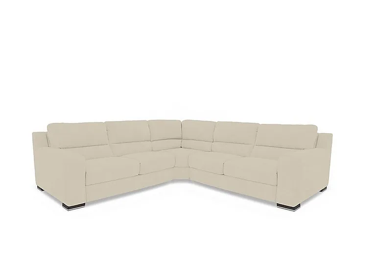 Viali Fabric Large Corner Sofa - Frost