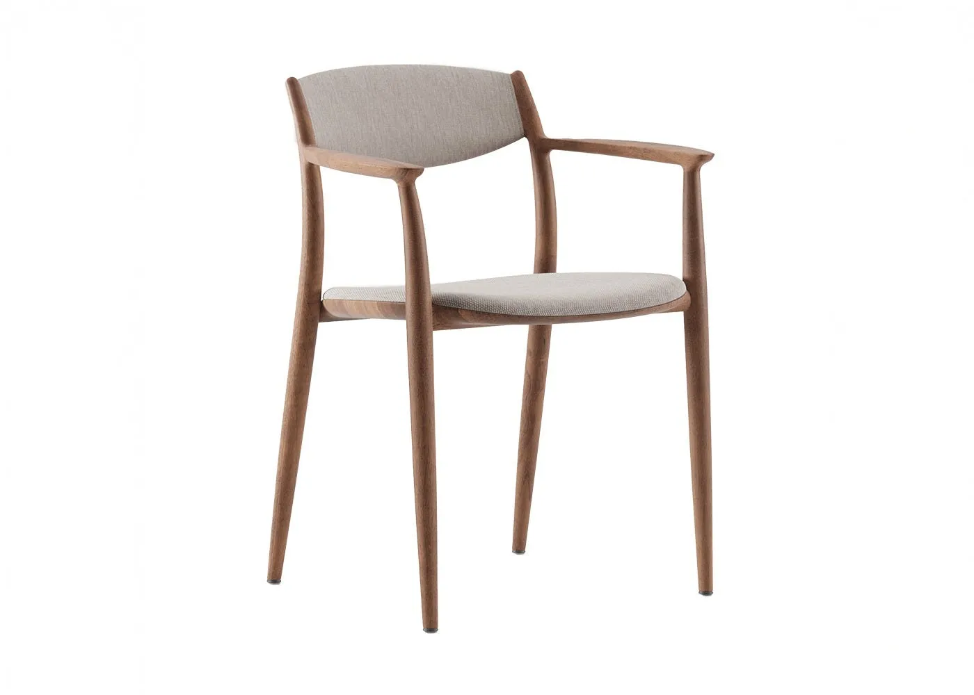 Artisan Nila Dining Chair Walnut Natural Oil A03