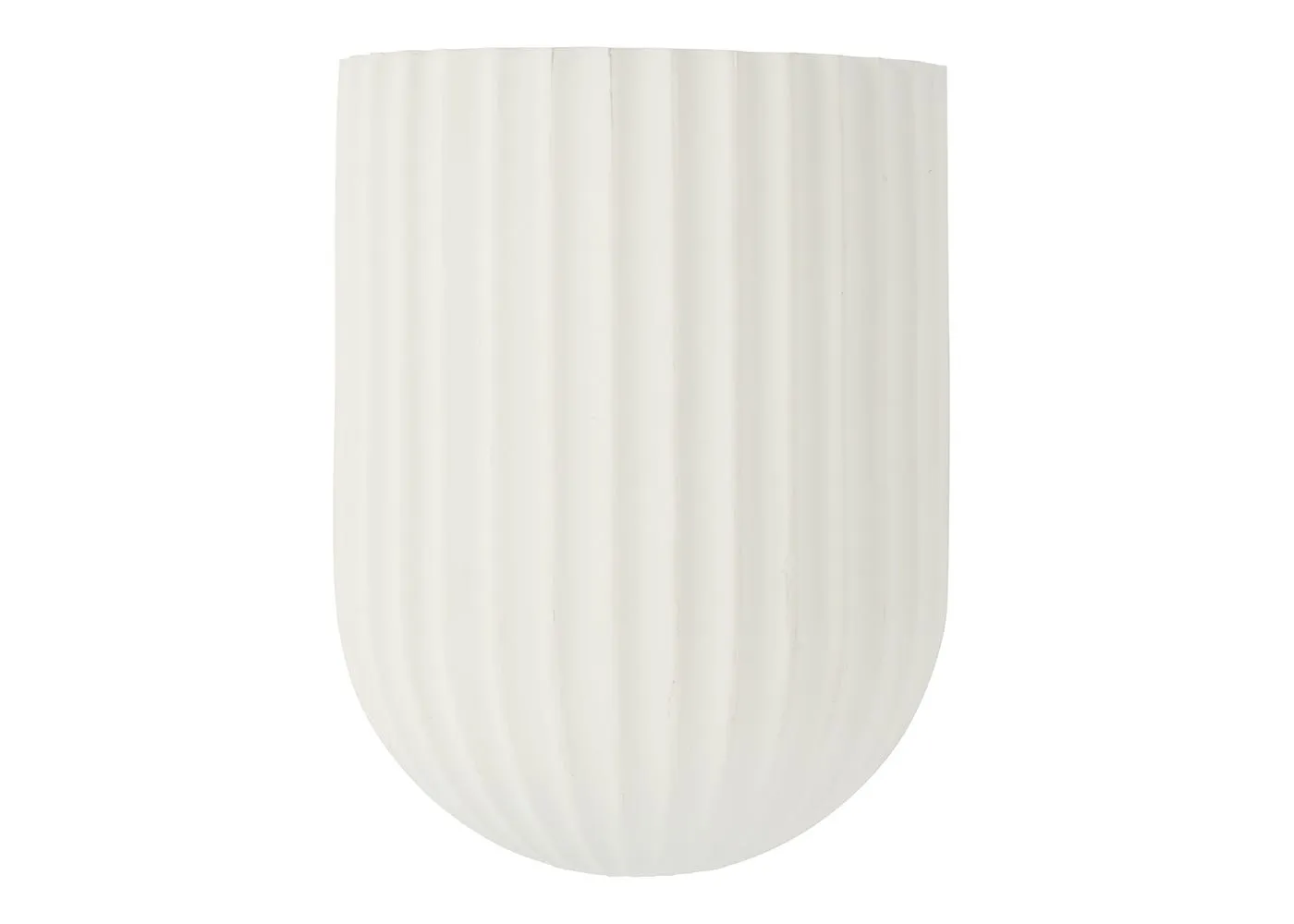 Heal's Larkin Fluted Plaster Wall Light Cone