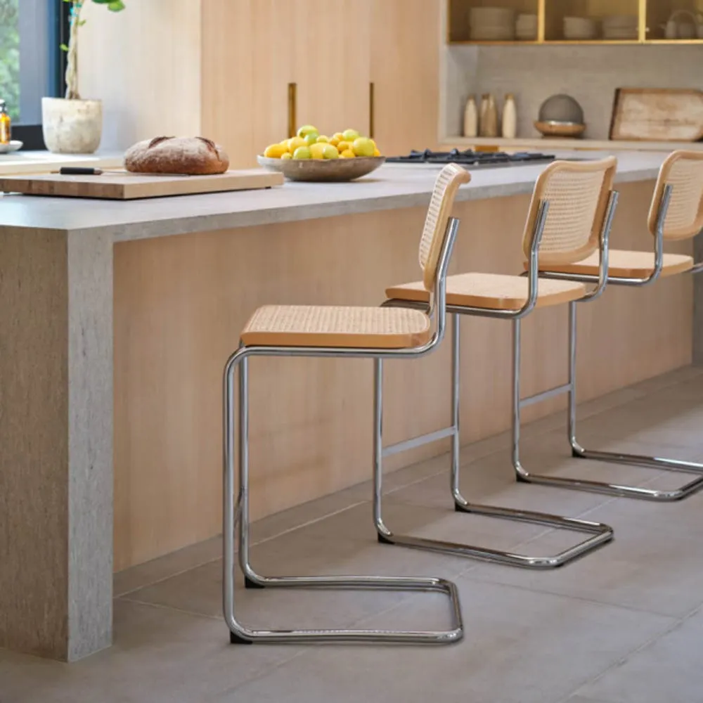 Knoll Cesca Bar Stool in Light Beech 4