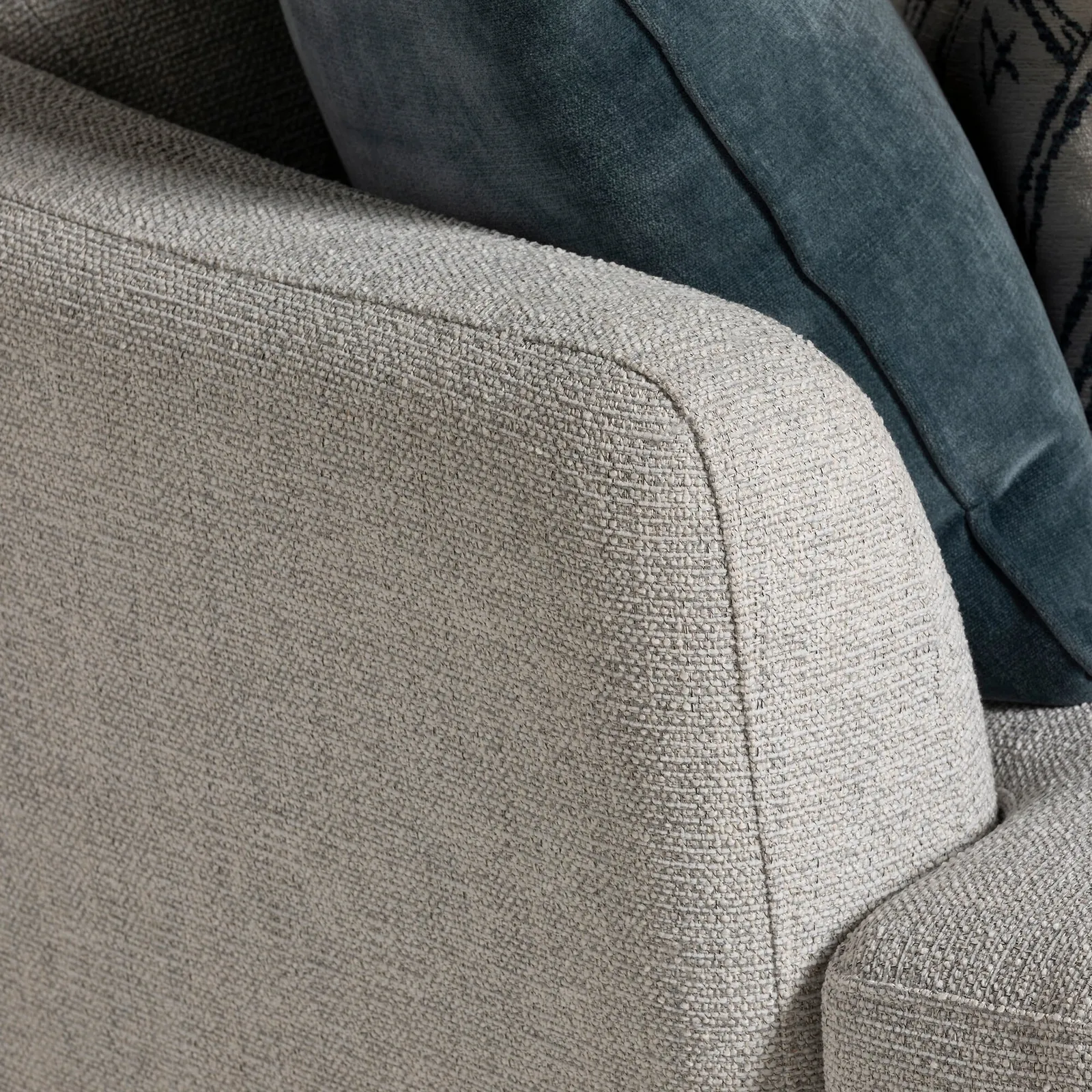 Embrey Cuddler End Modular Sofa Lhf, Grey Fabric | Barker & Stonehouse 3