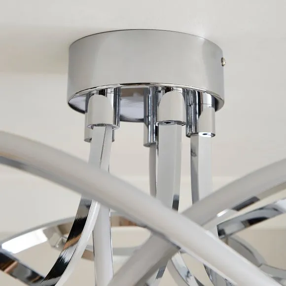 Margot Semi Flush LED Ceiling Light 3