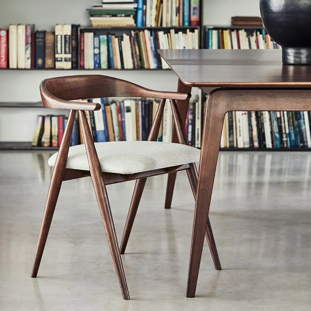 Ercol Lugo Dining Armchair Dark Ash C900 Seat 4