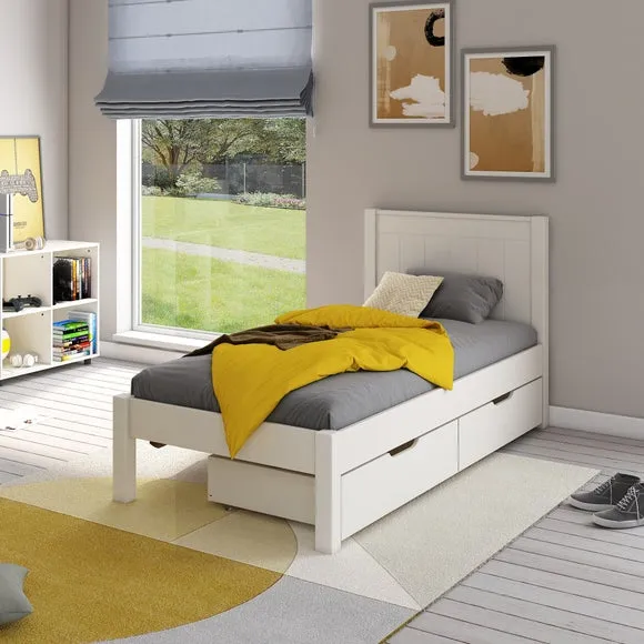 Classic Low End Bed with 2 Underbed Drawers