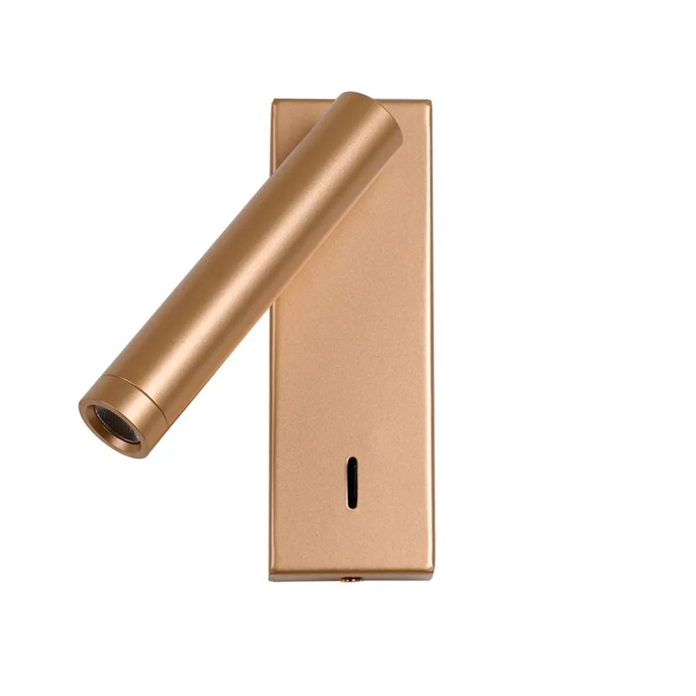 Netlighting Cali Reading Wall Light Gold 3000K Warm White