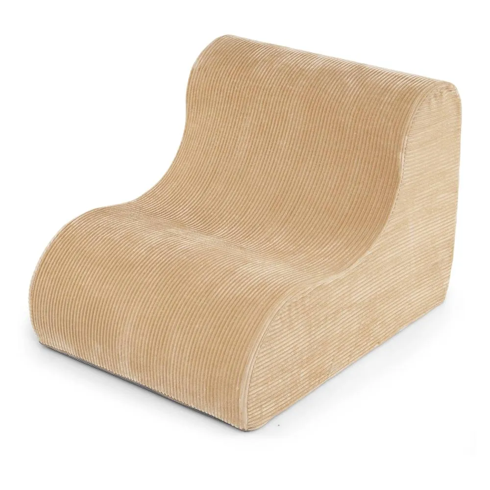 Costway Bean Bag Chair for Adults Lazy Floor Sofa No Assembly Required in Beige