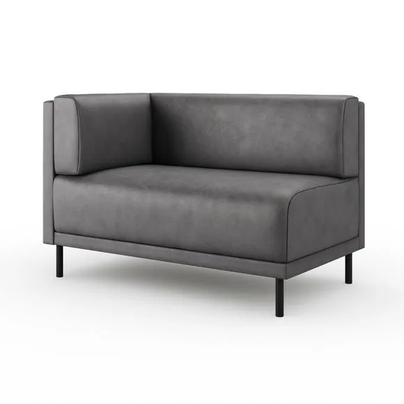 Mae Corner Dining Bench, Faux Leather 6