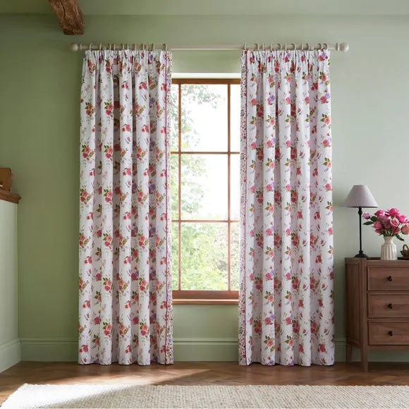 Dorma Modern Ditsy Blackout Pencil Pleat Curtains 2