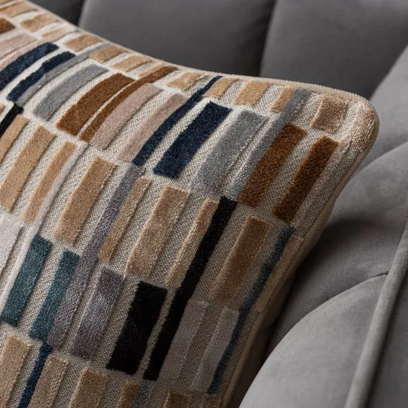Pelosa Cut Velvet Square Cushion 4
