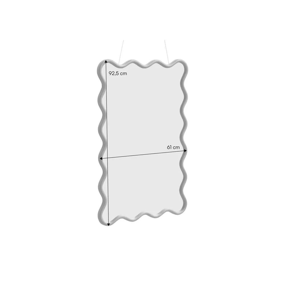 sweeek mirror rubberwood 92.5cm in Dark Brown 5