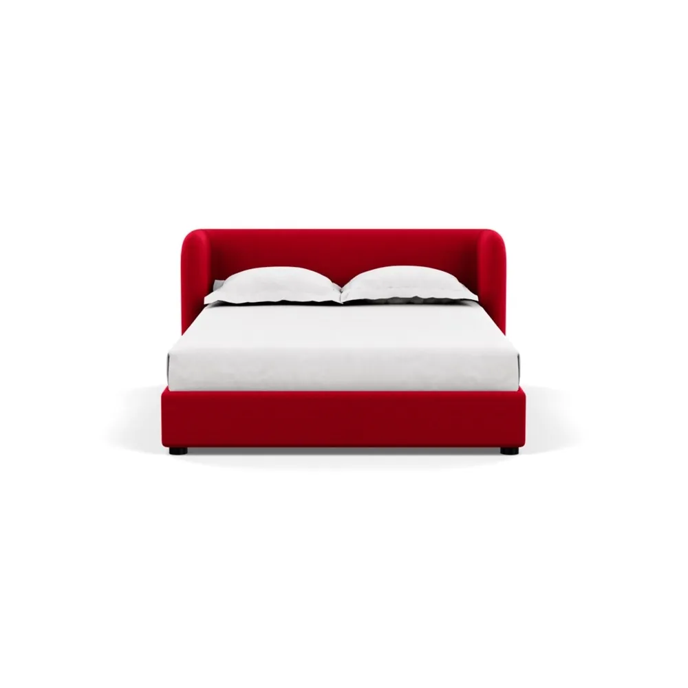 Scp Group Bed Double Melton Wool Red Oxide 1