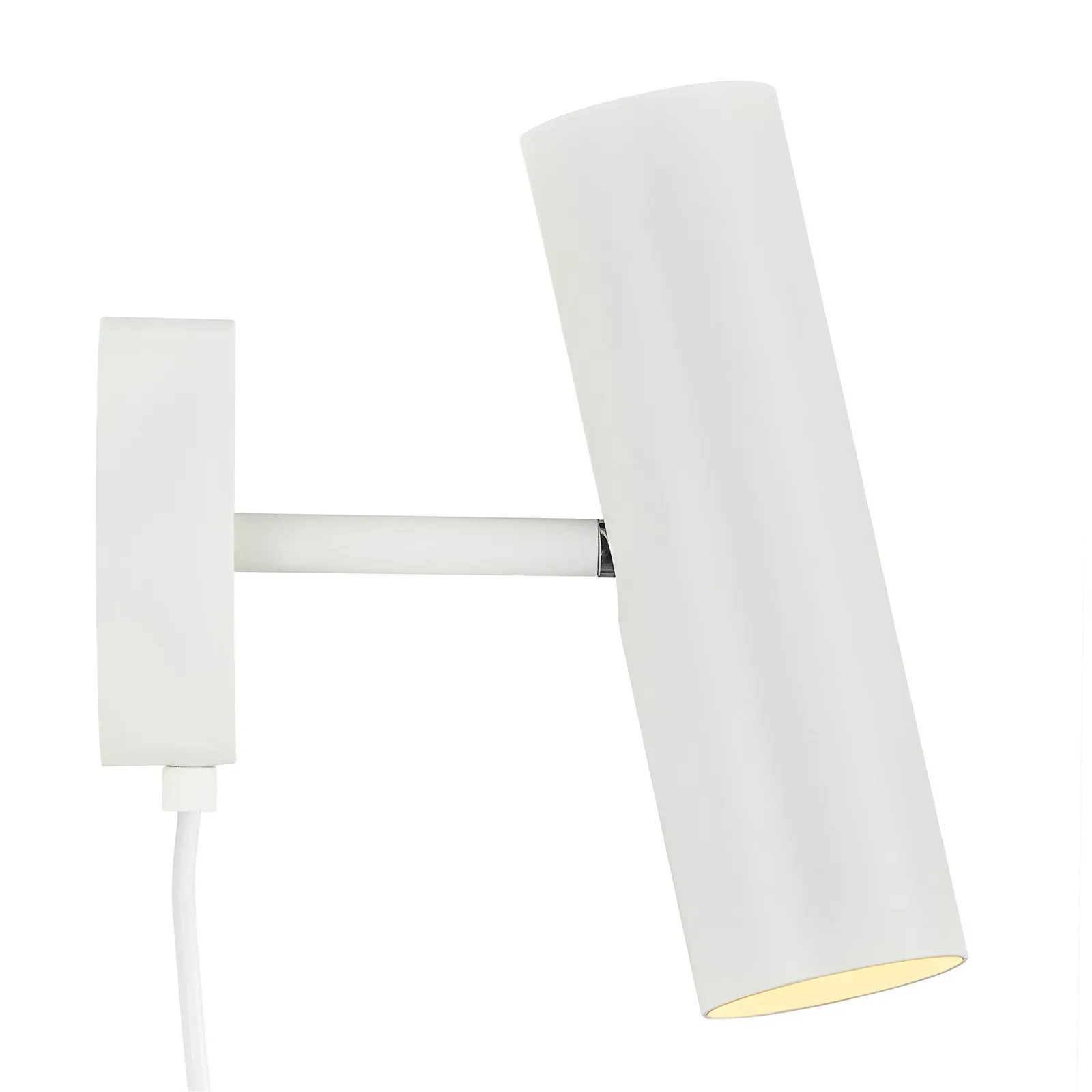 Nordlux Mib Wall Light White Metal Bedroom GU10 Switch Plug In/Mains 3